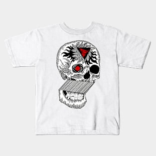 Glitched Skull Kids T-Shirt